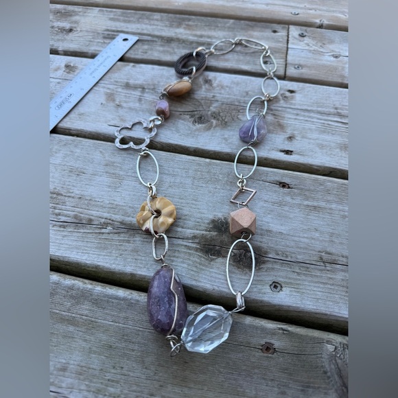 Long Necklace with stones - Picture 8 of 8